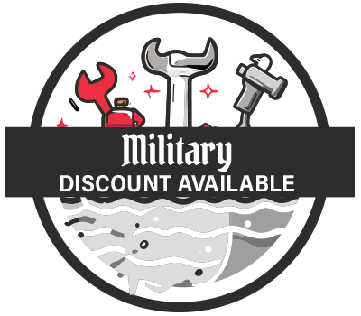 Military Discount Available badge